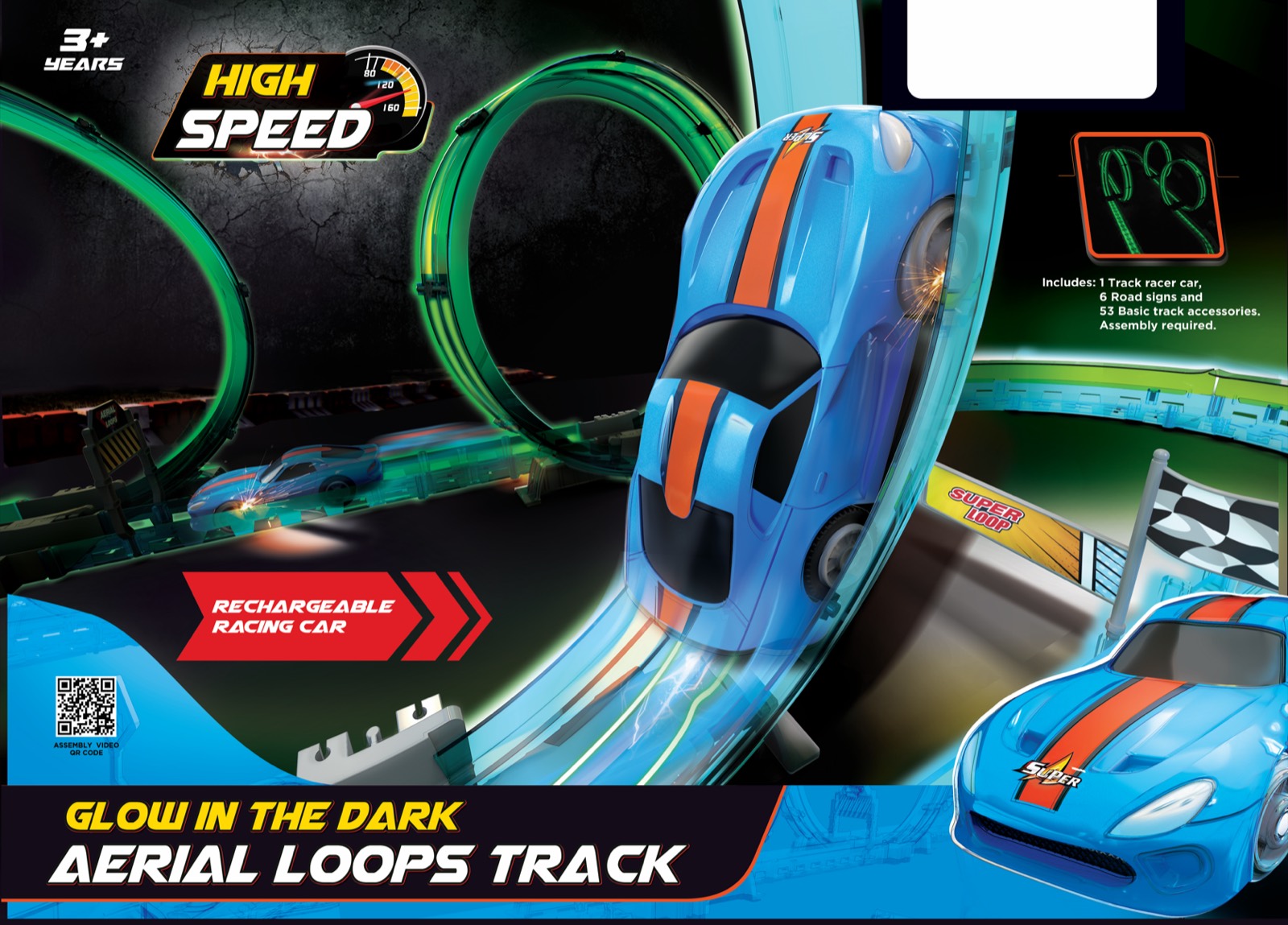 Aerial Loops Luminous Track LUMINOUS TRACK 01 Night-glow track concept