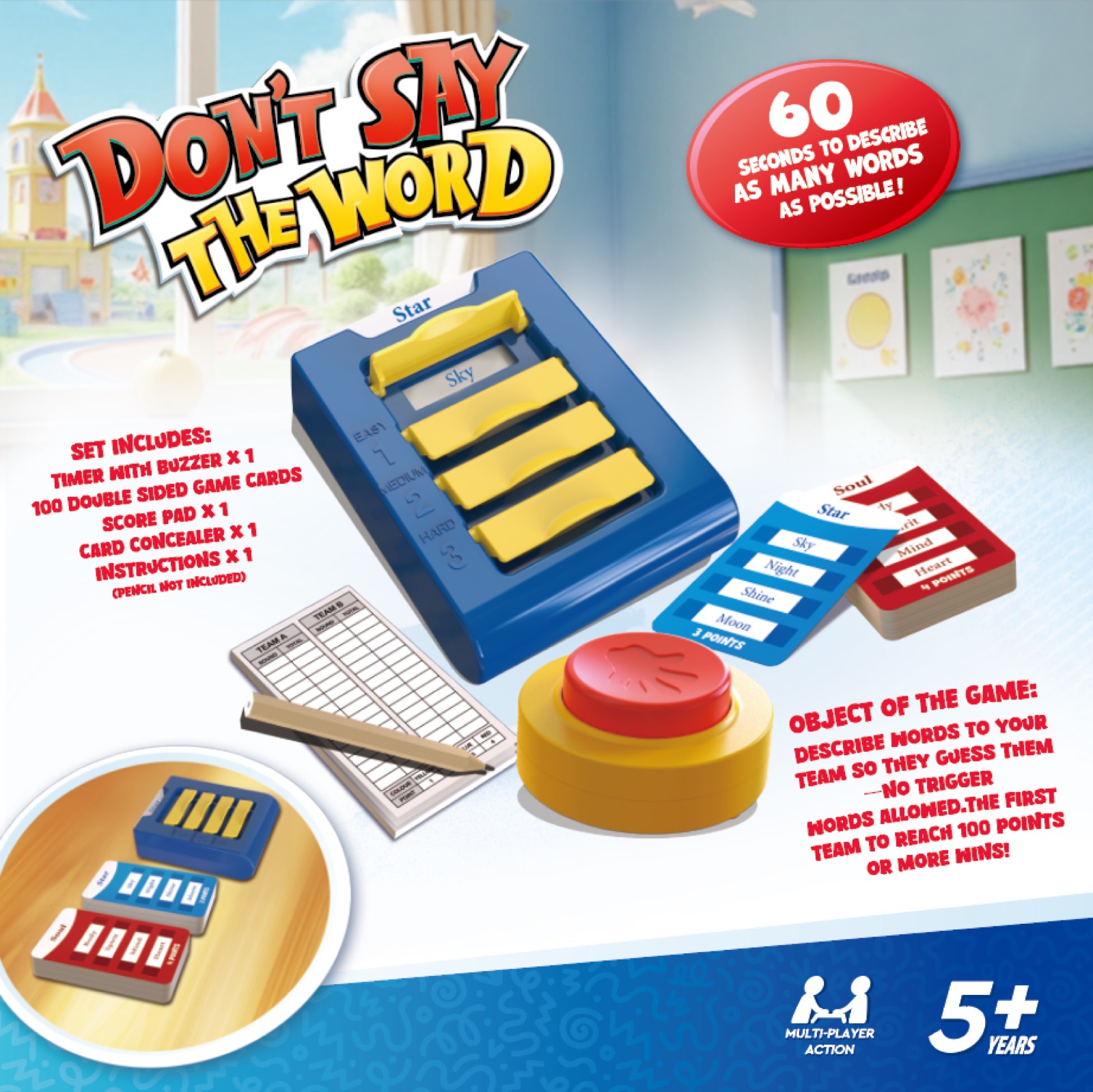 Games Don’t Say the Word WORD CHALLENGE 03 Don’t Say the Word packaging
