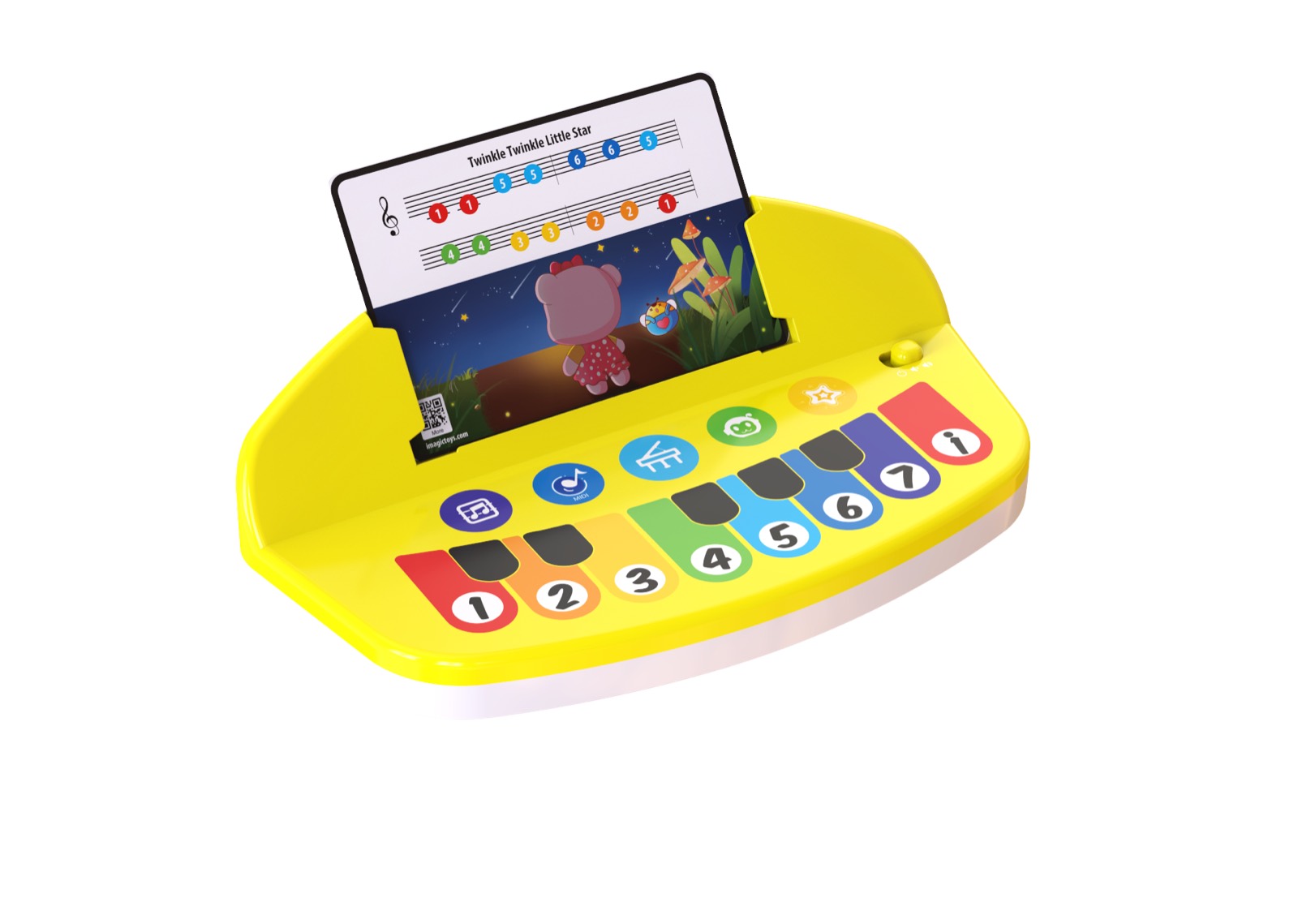 Magic Touch Touch piano blue design