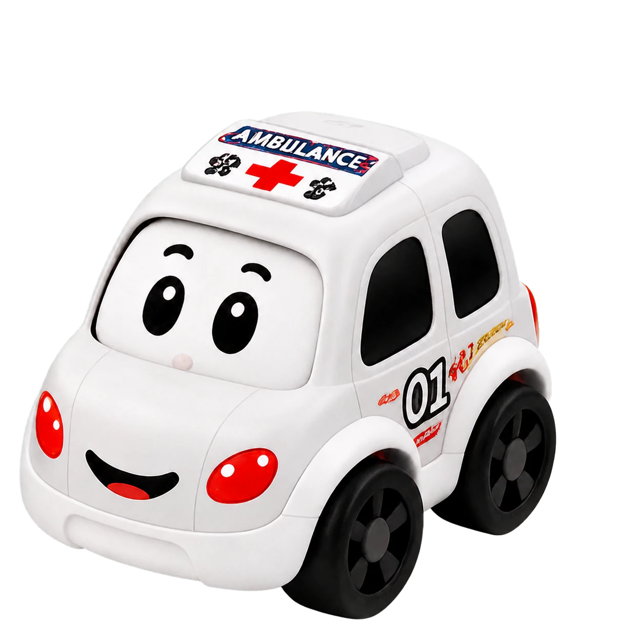 白色救护车 Rollimo 玩具